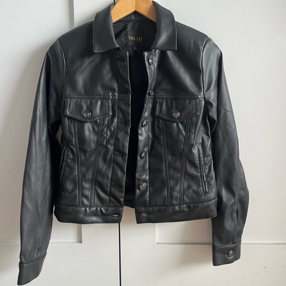 truth by republic leather jacket